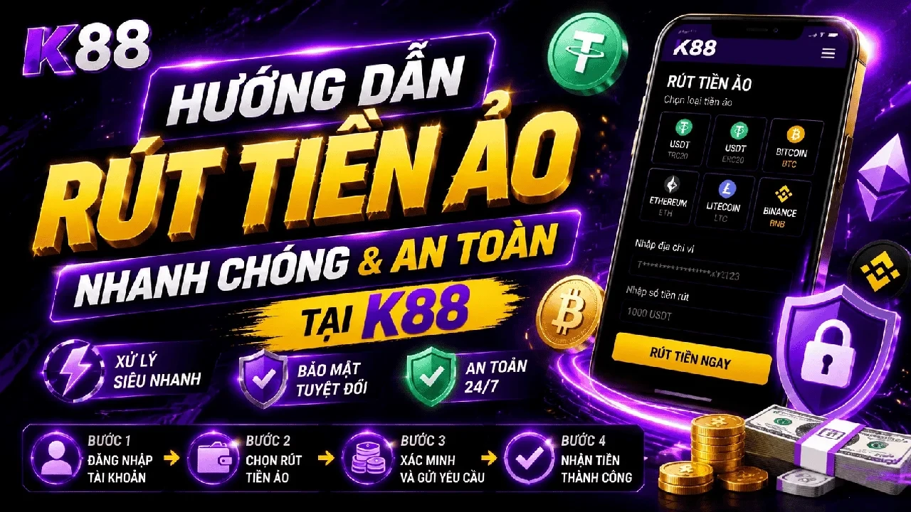 K88 Hướng Dẫn Rút Tiền Ảo - Nhanh Chóng & An Toàn Tại K88
